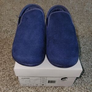 Kids Corduroy Popper Slippers 12 Toddler